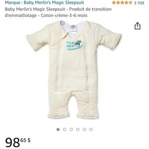 *SOLD* Baby Merlin's Magic Sleepsuit